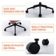 thumbnail image 5 of 4 ruedas giratorias M8 para silla de oficina, para muebles de oficina y hogar., 5 of 6