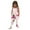 98-Pink, variant on Easter Girls Casual Jumpsuits Spaghetti Strap Sleeveless Loose Romper Long Pants with Pockets Kids Clothes