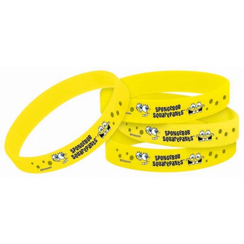 Spongebob Favor Rubber Bracelets