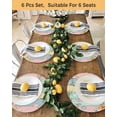 thumbnail image 4 of 13 Inch Round Placemats Set of 4, Easter Non Slip Heat Insulation PP Table Mats, Spring Colorful Bunny Eggs Flower Wood Grain Washable Place Mats for Kitchen Dining Party Table Decor, 4 of 7