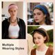 thumbnail image 5 of Diademas Únicas para Mujeres, Diadema Elástica Antideslizante, Banda de Cabello Deportiva que Absorbe la Humedad, Gris, 6 Pcs, 5 of 7