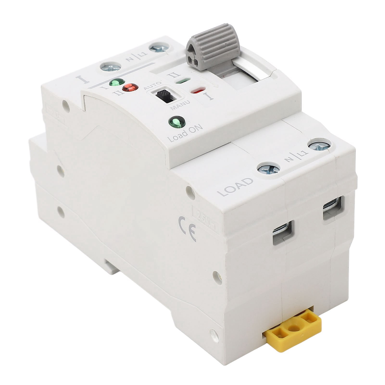 DEWIN Automatic Transfer Switch, Dual Power Automatic Transfer Switch 2P 16A ATS Electrical Circuit Generator Changeover Switch (220V AC)