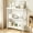 White, variant on edx 3-Tier Metal Wall Mounted Bookshelf, Drill-Free Open Bookcase for Home Office/Study, Matte Finish Storage Shelves, White