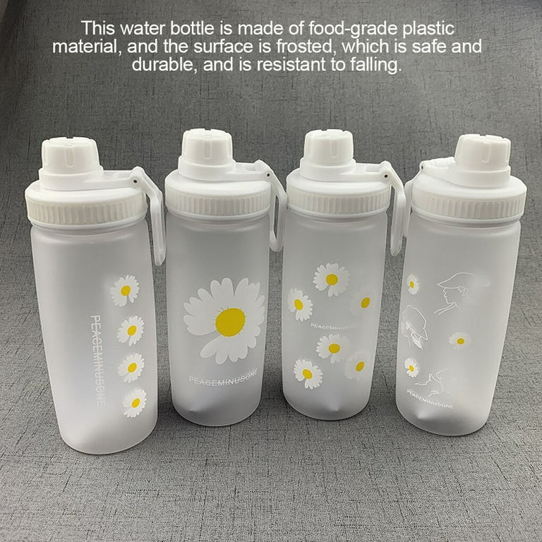 Whaline 2 Pack Daisy Flower Milk Carton Water Bottle 17oz Clear Plastic  Milk Bottles Leakproof Squar…See more Whaline 2 Pack Daisy Flower Milk  Carton