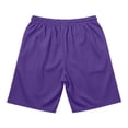 thumbnail image 4 of Tumotour Plus Size Breathable Mesh Board Shorts for Men Summer Drawstring Elastic Waisted Bermuda Shorts Athletic Workout Shorts Running Shorts with Zip Pockets, 4 of 7