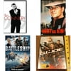 Assorted 4 Pack DVD Bundle: James Bond Connery Coll Vol2, Next of Kin, Battleship, GI JOE-RETALIATION
