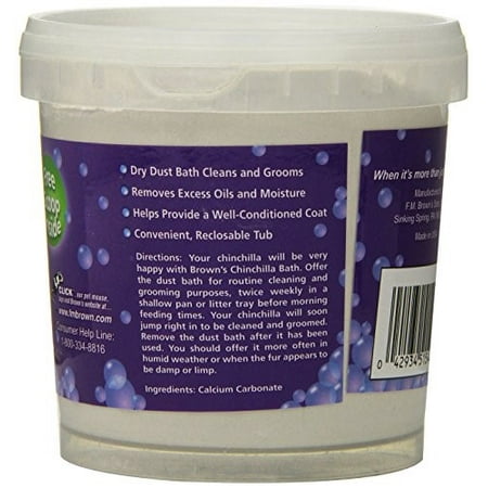 Chinchilla Bath - F.M. Brown Chinchilla Bath, 2 Lb