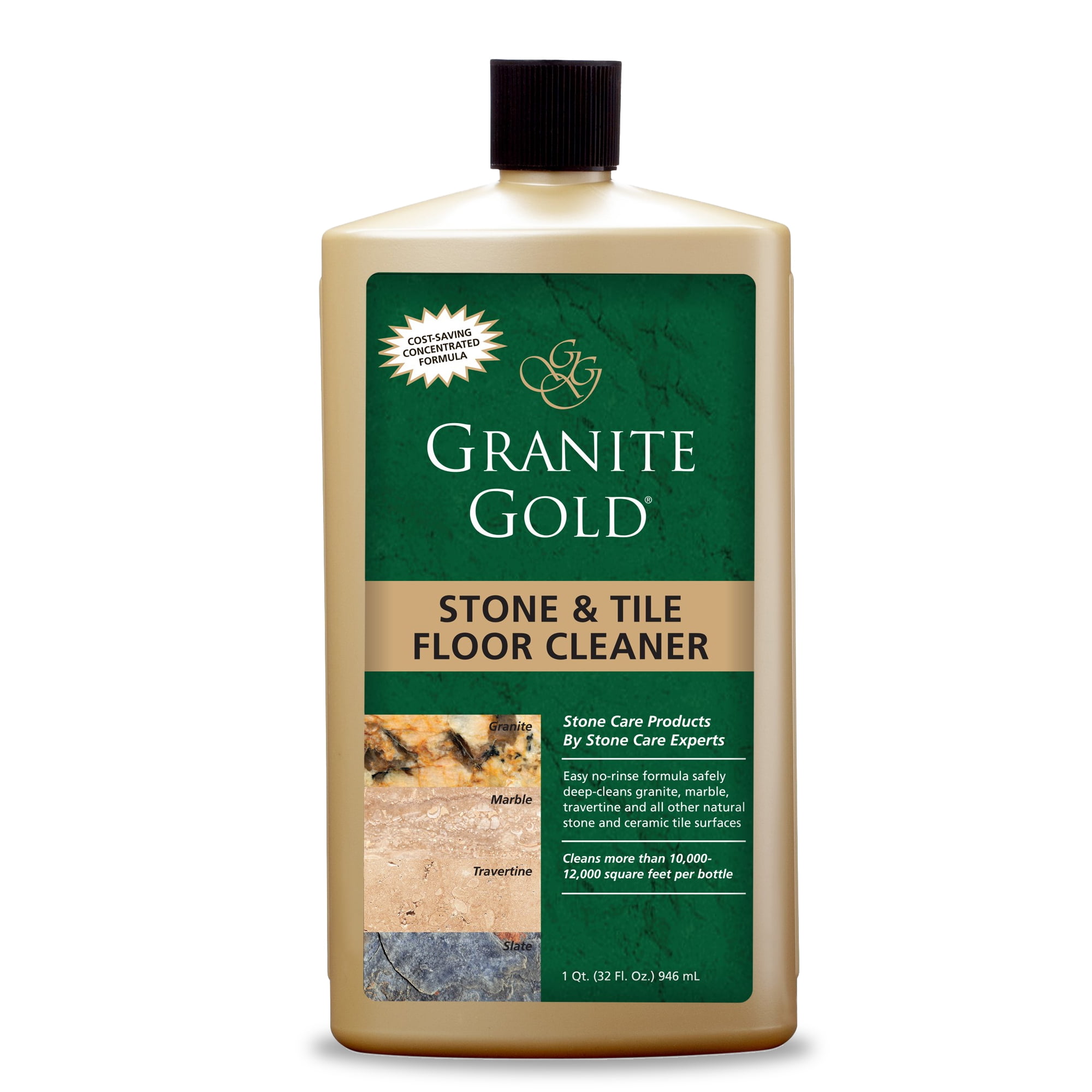 Granite Gold Stone Tile Floor Cleaner 32 Fl Oz Bottle, Ceramic Tile Floor Cleaner Recipe