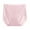 Pink, variant on Axiiglly Seamless Underwear for Women Solid Color Mid Rise Underwear No Show Satin Panties Stretchy Soft Breathable Briefs