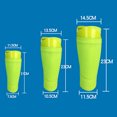 thumbnail image 1 of Espinilleras de fútbol de nailon, calcetines de protección, accesorios deportivos (verde L) Sywqhk Para Estrenar, 1 of 9