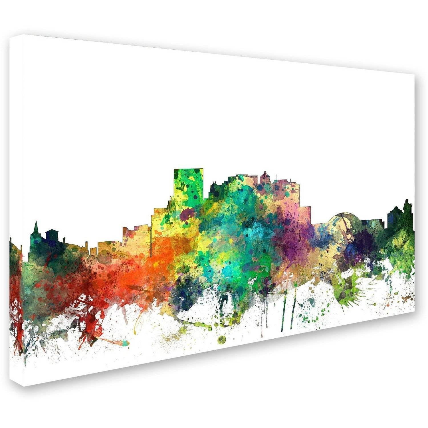 Trademark Fine Art "El Paso Texas Skyline SP" Canvas Art by Marlene Watson