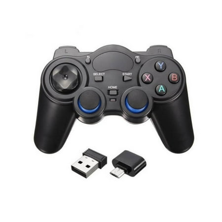 Manfiter Universal 2.4G Wireless Game Controller Gamepad Joystick for Android TV Box Tablets PC 360 Windows (Best Wireless Game Controller For Pc)