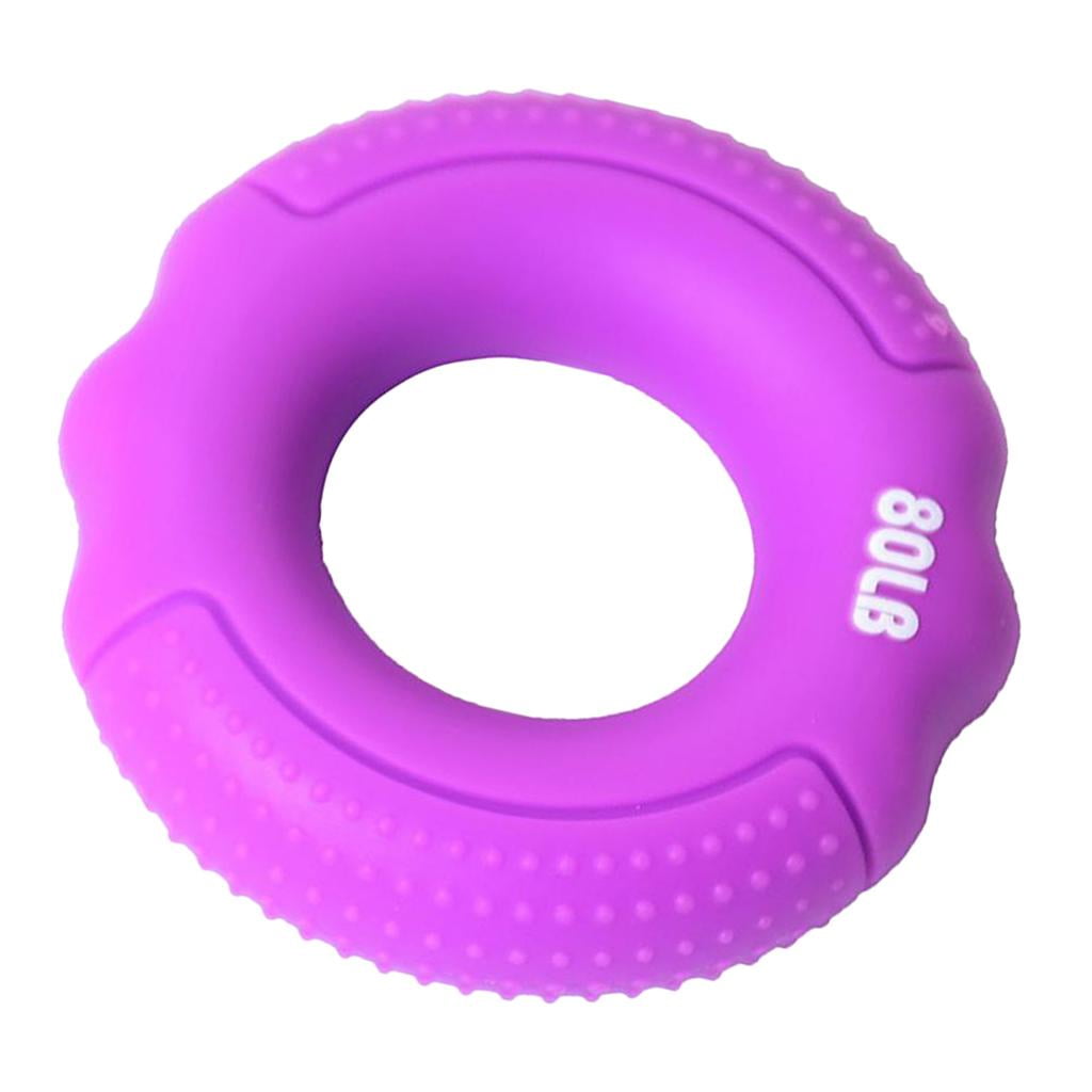 Professional Silicone Gripper Strengthener Hand Grip Strength Ring Ball Tool 