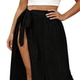 thumbnail image 5 of Women's Beach Swimwear Long Sarong Coverups Bathing Suit See Through Long Bikini Wrap Skirt, 5 of 5