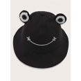 thumbnail image 4 of Cartoon Frog Design Bucket Hat, 4 of 7