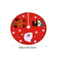 thumbnail image 4 of Adorno redondo para falda de Navidad Perfecl 39 pulgadas diseño de dibujos animados, 4 of 4