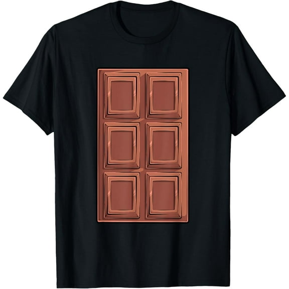 Chocolate Bar S'mores Costume Group Camping T-ShirtMen and women, Black T-shirt, size: Extra large