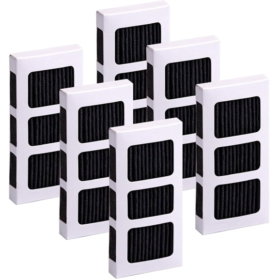 6 Pack Refrigerator Air Filter Replacement for Paultra2, Compatible with Frigidaire Pureair Ultra 2, Pure Air Ultra 2, Pureair Ultra II, Electrolux 242047805, 5303918847, 53039618847, EAP12364179