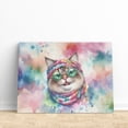 thumbnail image 3 of Hippie Ragdoll Portrait Watercolor Tie-Dye Vintage Styles Horizontal Matte Canvas Poster Cat Lover Kitten Owner Gifts Idea Wall Art Home Decor - 00014, 3 of 5
