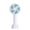 #1- White, variant on Innerest Mini Cooling Fan Personal Handheld Standable Multi-color LED Lights 2 Adjustable Speeds Travel Camping Festival Uses 