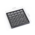 thumbnail image 2 of Mistaha Nail Art Storage Box Organizer Case for Nail Accessories Jewelry Gems - 25 Compartments Alloy Storage Container Kit, 2 of 6