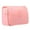 Pink, variant on Dengmore Portable Storage Bag with Foldable Hooks Large Capacity Wash Bag Makeup Organizer Travel Toiletry Bag Skin Care Bag
