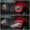 thumbnail image 4 of DNA Motoring LED DRL Sequential Turn Signal Headlight Lamp for 2019-2022 Kenworth W990, Black, 4 of 7