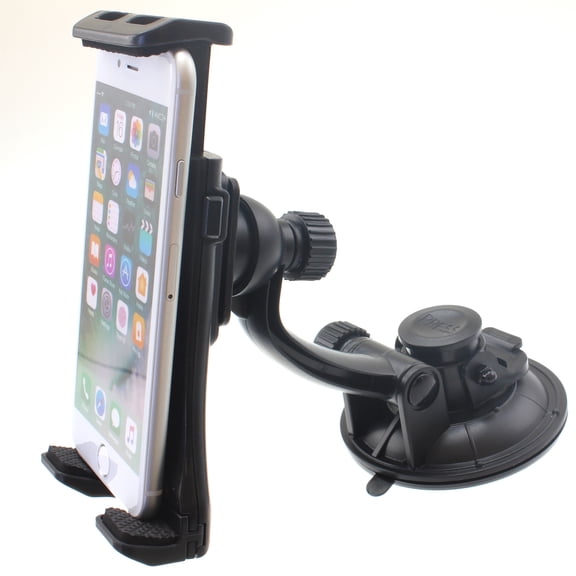 Dash Car Mount for Samsung Galaxy S24 Ultra/Plus - Windshield Holder Strong Grip Cradle Swivel