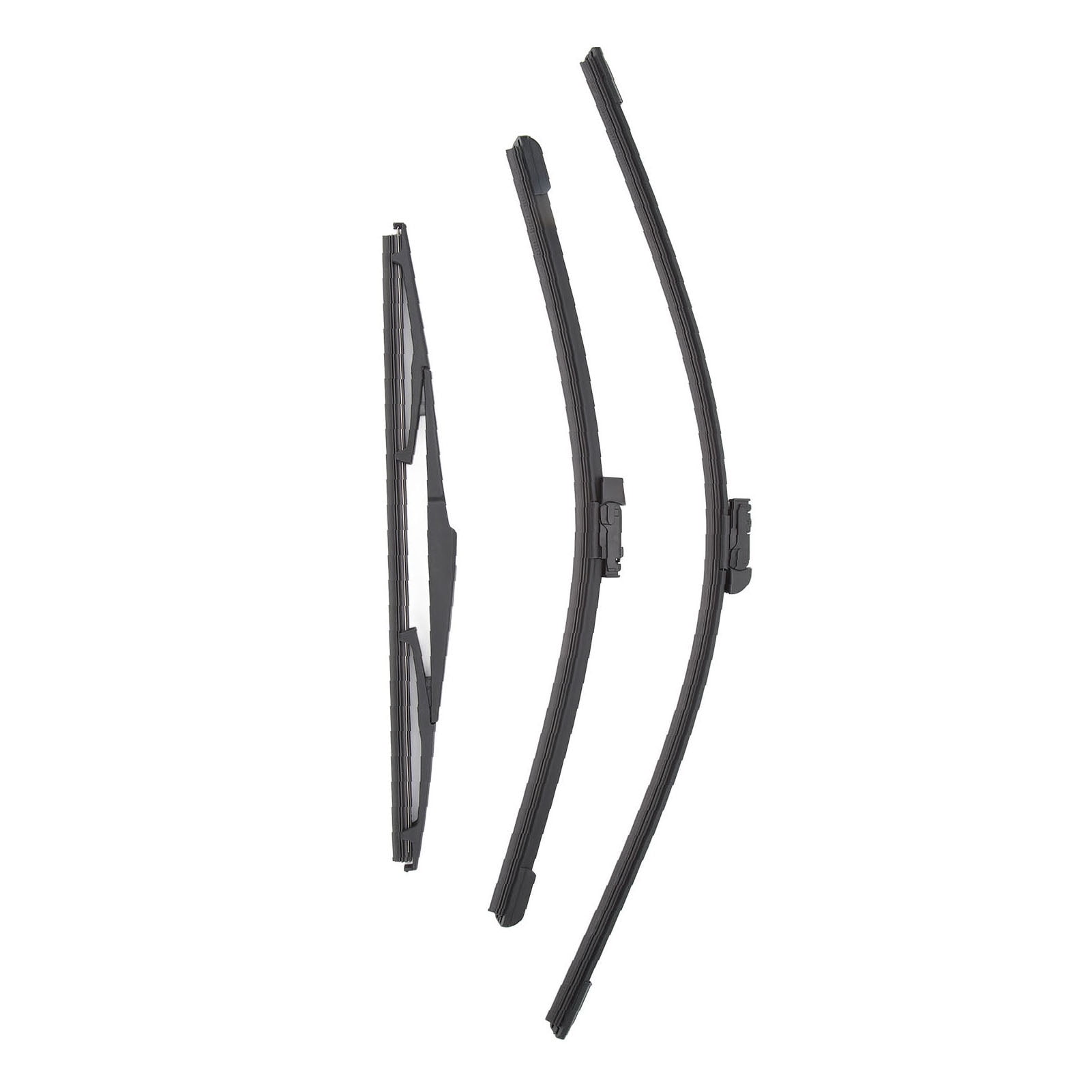 Windshield Wipers, Easy Installation Windshield Wiper Blades 3Pcs Anti Crack  for Car