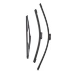 Essuie-glaces, Installation facile Lames d'essuyage par pare-brise 3Pcs Anti-crack pour la voiture