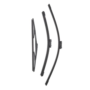 Essuie-glaces, Installation facile Lames d'essuyage par pare-brise 3Pcs Anti-crack pour la voiture