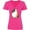 Hot Pink, variant on Inktastic Cute Short Hair Guinea Pig Women's V-Neck T-Shirt