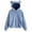 Blue, variant on VEKDONE Plus Size Hoodie Sweater for Women Clearance Sale Long Sleeve Cute Hooded Tops with Ear Solid Color Plush Pullover Blouse Teen Girls Casual Comfy Loungewear