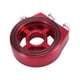 thumbnail image 4 of Adaptador de aceite Unique Bargains para Coche Enfriador sándwich placa rojo, 4 of 7