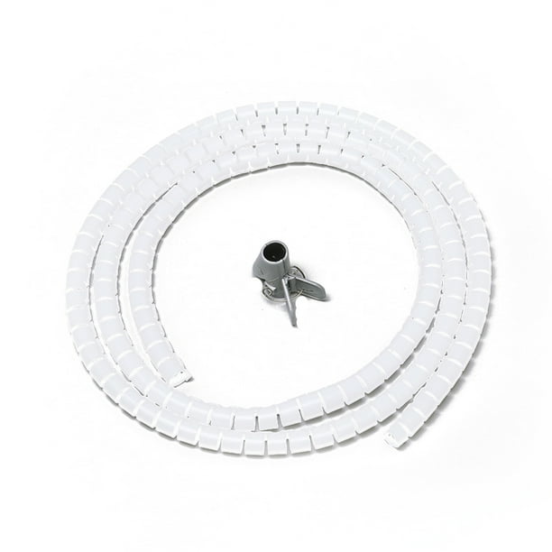 Organizador de Cables Eléctricos Moyic PE 2M Elástico Blanco