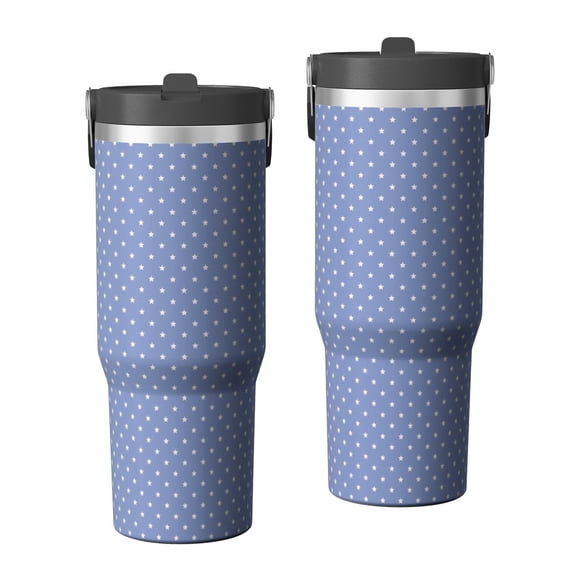 Modern 30oz Handheld Travel Tumbler with Handle – Double Wall Stainless Steel Insulated Cup, Flip Straw Lid, Leak-Proof & BPA-Free for Hot and Cold Drinks – Durable Coffee & Juice Mug Black