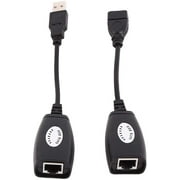 USB Ethernet Adapter,USB 2.0(Male/Female) to RJ45 Ethernet Extension Cable, Extender Network Adapter Cable LAN Support