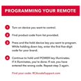 thumbnail image 4 of RCA(R) RCR503BZ 3-Device Palm-Sized Universal Remote, 4 of 6
