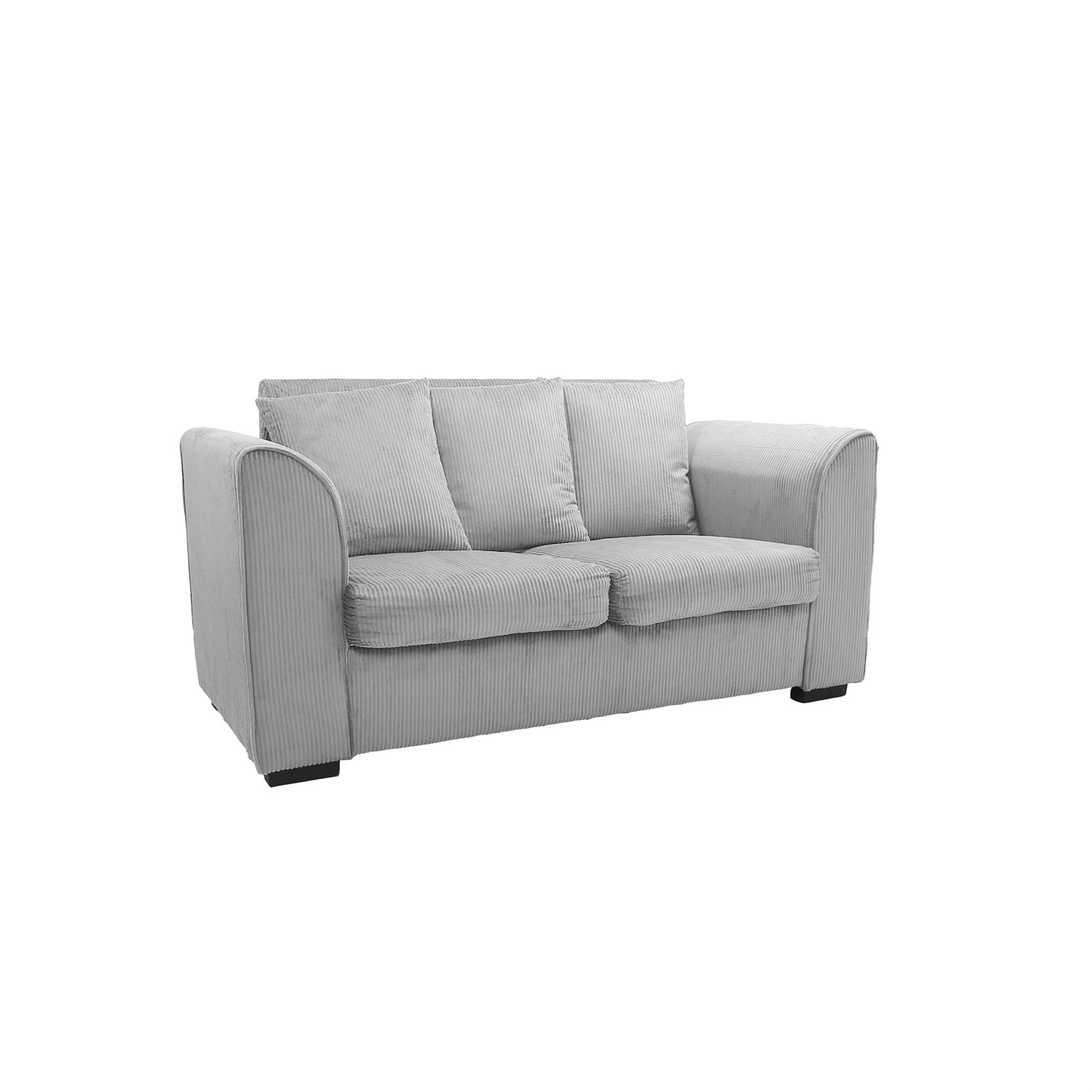 Kadyn Loveseat Sofa, Fabric Sofa Couch with Pillow, Modern Upholstered Sofa for Living Room&Bedroom&Office, Light Grey