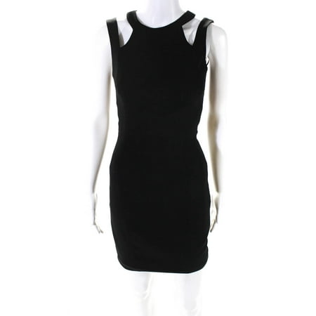 

Pre-owned|Jay Godfrey Womens Cut Out Shoulders Sleeveless Dress Black Size 0