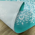 thumbnail image 5 of Ambesonne Aqua Place Mats Set of 4, Winter Snowflake, Standard Size, Sky Blue and White, 5 of 6