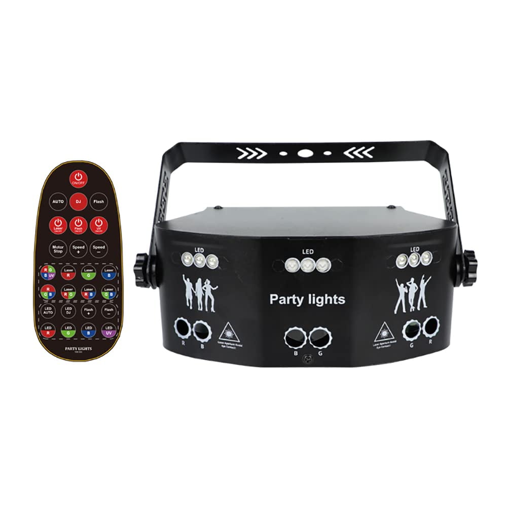 Aiqidi 20W DJ Disco Stage Party Lights 15 Eyes Pattern Rotating Beam