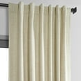 thumbnail image 2 of Natural Light Beige Vintage Thermal Cross Linen Weave Blackout Curtain (1 Panel), Natural Light Beige, 50W X 108L, 2 of 9