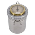 thumbnail image 2 of Tarro humidificador, tarro para puros, tarro de almacenamiento de acero inoxidable, tarro de almacenamiento de acero inoxidable de alta capacidad, 2 of 8
