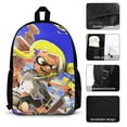 thumbnail image 3 of Splatoon 3Pcs Bookbag Sets Backpack with Lunch Bag And Pencil Case for Work Office Travel, 3 of 6
