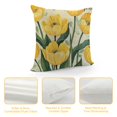 thumbnail image 4 of FUMJ Pillow Covers Spring Flowers Tulip Market Pillows Decorative Throw Pillows Farmhouse Decor for Couch Sofa, 4 of 5