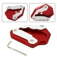 thumbnail image 5 of Motorcycle Red Side Stand Enlarger Plate Kickstand Pad For Ducati 848 1098 1198, 5 of 7