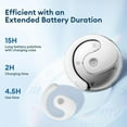 thumbnail image 4 of HLONK Ai Headphones Language Translation 144 Languages Translating Earbuds Real Time 3 in 1 Translation Earbuds Support Translate Listen Calling Two-Way Language Translator for Travel Bus, 4 of 9