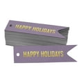 thumbnail image 1 of Inkdotpot Gold Foil Paper Hang Tags Happy Holiday Favor Tags 100 Pieces, 1 of 6