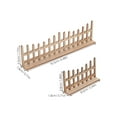 thumbnail image 2 of HOOWIFFY 1 Set Simulation Fence Pine Wood for Sand Table Building Decorative, 2 of 5